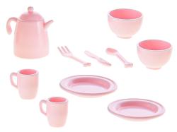 Panenka holčička 16cm set s pejsky a nádobím 2 druhy v krabici