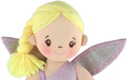 Panenka soft hadrová víla Fialka 40cm látková měkké tělo s křídly