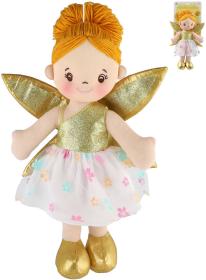 Panenka soft hadrová víla Pampeliška 40cm látková měkké tělo s křídly Panenka soft hadrová víla Pampeliška 40cm látková měkké tělo s křídly