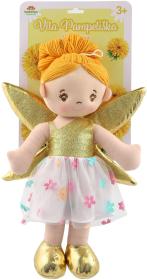 Panenka soft hadrová víla Pampeliška 40cm látková měkké tělo s křídly