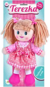 Panenka Terezka soft hadrová textilní mluví česky látková Zvuk CZ PLYŠ