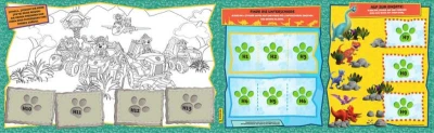 PANINI Zberateľský album Tlapková patrola DINO s aktivitami a samolepkami