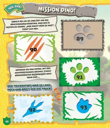 PANINI Zberateľský album Tlapková patrola DINO s aktivitami a samolepkami