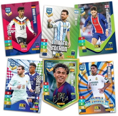 PANINI FIFA 365 2026/2027 sběratelské karty set 6ks Adrenalyn XL booster
