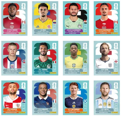 PANINI FIFA World Cup 2026 sběratelské fotbalové samolepky set 7ks