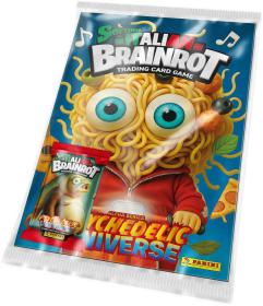 PANINI Italian Brainrot TCG Universo Psichedelico starter set album + booster PANINI Italian Brainrot TCG Universo Psichedelico starter set album + booster