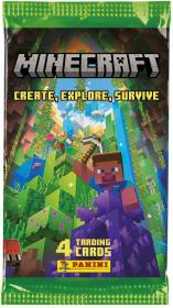PANINI MINECRAFT 3 Sběratelské karty set 4ks booster v sáčku PANINI MINECRAFT 3 Sběratelské karty set 4ks booster v sáčku