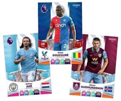 PANINI PREMIER LEAGUE 23/24 Sběratelské karty Adrenalyn XL 10x booster plechovka