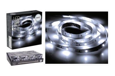 Pásek 3m 90LED studená BÍ Pásek 3m 90LED studená BÍ