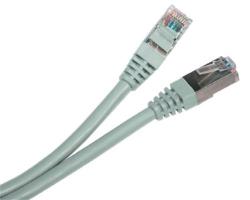 Patch kabel FTP cat 5e, 5m - šedý Patch kabel FTP cat 5e, 5m - šedý