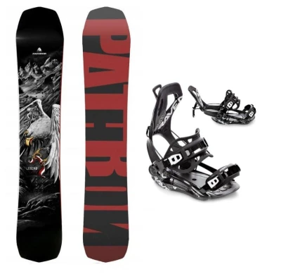 Pathron Legend 23/24 snowboard + Raven Fastec FT360 black vázání Pathron Legend 23/24 snowboard + Raven Fastec FT360 black vázání