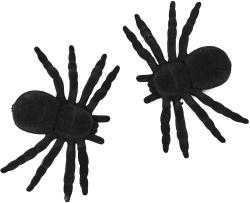 Pavouk černý 11cm halloween dekorace set 2ks na kartě
