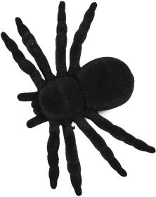 Pavouk černý 11cm halloween dekorace set 2ks na kartě