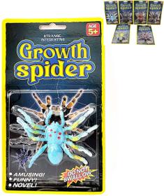 Pavouk zvířátko ve vodě rostoucí ve tmě svítící fosforeskuje různé druhy Pavouk zvířátko ve vodě rostoucí ve tmě svítící fosforeskuje různé druhy