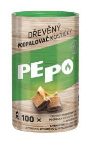 Pe-po Podpalovač kostičky dřevěné (100ks) Pe-po Podpalovač kostičky dřevěné (100ks)