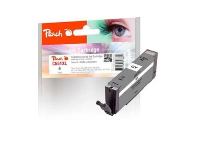 Peach Kompatibilní cartridge Canon CLI-551XL, grey, 11 ml Peach Kompatibilní cartridge Canon CLI-551XL, grey, 11 ml