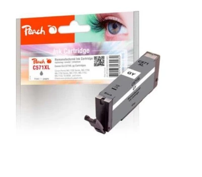 Peach Kompatibilní cartridge Canon CLI-571XGY, photo grey, 11 ml