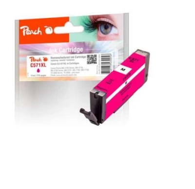 Peach Kompatibilní cartridge Canon CLI-571XLM, magenta, 11 ml
