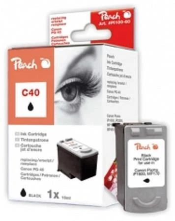 Peach Kompatibilní cartridge Canon PG-40, Black, 23 ml Peach Kompatibilní cartridge Canon PG-40, Black, 23 ml
