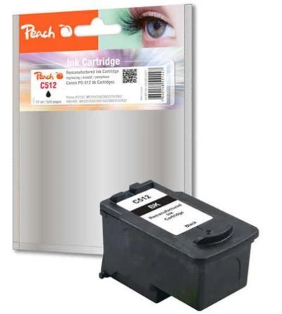 Peach Kompatibilní cartridge Canon PG-512, Black, 17 ml Peach Kompatibilní cartridge Canon PG-512, Black, 17 ml