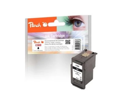 Peach Kompatibilní cartridge Canon PG-560, Black, 8 ml Peach Kompatibilní cartridge Canon PG-560, Black, 8 ml