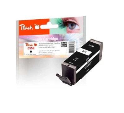 Peach Kompatibilní cartridge Canon PGI-550PGBK, black, 13 ml Peach Kompatibilní cartridge Canon PGI-550PGBK, black, 13 ml