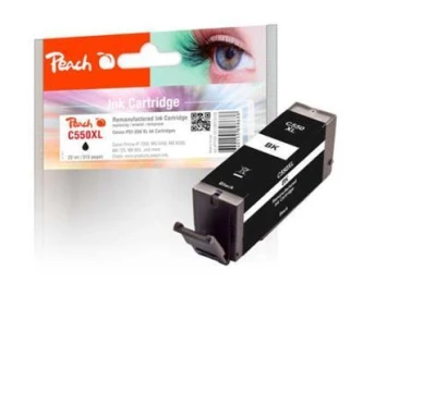 Peach Kompatibilní cartridge Canon PGI-550XL, black, 22 ml Peach Kompatibilní cartridge Canon PGI-550XL, black, 22 ml