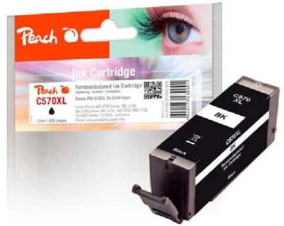 Peach Kompatibilní cartridge Canon PGI-570XL, black, 22ml