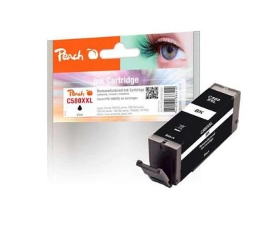 Peach Kompatibilní cartridge Canon PGI-580XXLPGBK, černá, 23 ml