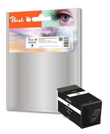 Peach Kompatibilní cartridge HP C2P23AE, No.934XL, pro OJ Pro 6830, Black, 49 ml Peach Kompatibilní cartridge HP C2P23AE, No.934XL, pro OJ Pro 6830, Black, 49 ml
