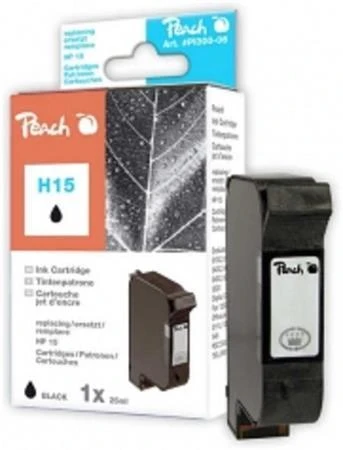 Peach Kompatibilní cartridge HP C6615D No.15, Black, 44 ml Peach Kompatibilní cartridge HP C6615D No.15, Black, 44 ml