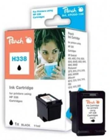 Peach Kompatibilní cartridge HP C8765E No.338, Black, 17ml Peach Kompatibilní cartridge HP C8765E No.338, Black, 17ml