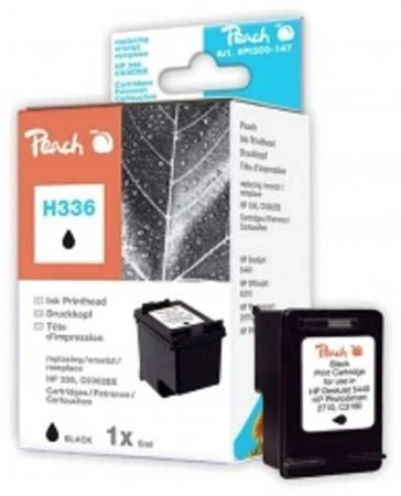 Peach Kompatibilní cartridge HP C9362E No.336, Black, 7 ml