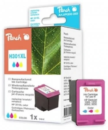 Peach Kompatibilní cartridge HP CH564E No.301XL, Color, 13 ml Peach Kompatibilní cartridge HP CH564E No.301XL, Color, 13 ml