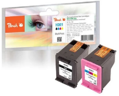 Peach Kompatibilní cartridge HP No 301 MultiPack, black, color Peach Kompatibilní cartridge HP No 301 MultiPack, black, color