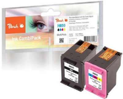 Peach Kompatibilní cartridge HP No 650 MultiPack, black, color, 12 ml, 7.1 ml Peach Kompatibilní cartridge HP No 650 MultiPack, black, color, 12 ml, 7.1 ml