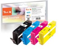 PEACH kompatibilní cartridge HP No 655 MultiPack, bk, c, m, y, 1x19ml, 3x12ml PEACH kompatibilní cartridge HP No 655 MultiPack, bk, c, m, y, 1x19ml, 3x12ml
