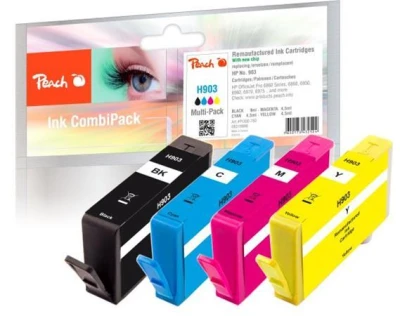 Peach Kompatibilní cartridge HP No. 903, Multi-Pack1x bk,c,m,y