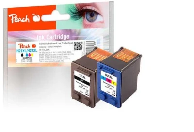 Peach Kompatibilní cartridge No 21XL / No 22XL MultiPack, 2x21ml Peach Kompatibilní cartridge No 21XL / No 22XL MultiPack, 2x21ml
