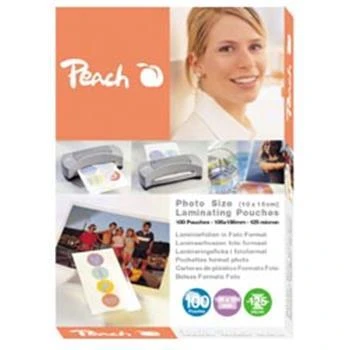 Peach Laminovací folie 10x15 cm Laminating Pouch Photosize, 125mic, 100ks Peach Laminovací folie 10x15 cm Laminating Pouch Photosize, 125mic, 100ks