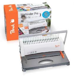 PEACH manuální vazač Star Binder Pro PB200-30, A4 vazba až 350 listů do plastových hřbetů PEACH manuální vazač Star Binder Pro PB200-30, A4 vazba až 350 listů do plastových hřbetů