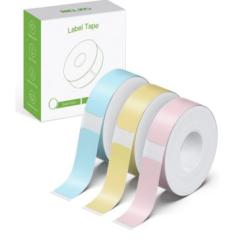 PEACH PE101 - štítky, 12x40mm, 3x180ks, termální syntetický papír, modrá, žlutá, růžová PEACH PE101 - štítky, 12x40mm, 3x180ks, termální syntetický papír, modrá, žlutá, růžová