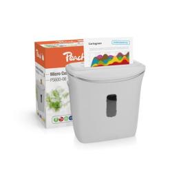 PEACH skartovač Micro Cut PS600-06, P-,5 65dB, 4 listy, autostart, 12 L koš PEACH skartovač Micro Cut PS600-06, P-,5 65dB, 4 listy, autostart, 12 L koš