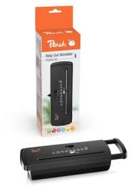 PEACH skartovač Strip Cut Shredder PS400-00, 6 listů, 72dB, Sec. level P-1, pro koše 28 - 35 cm