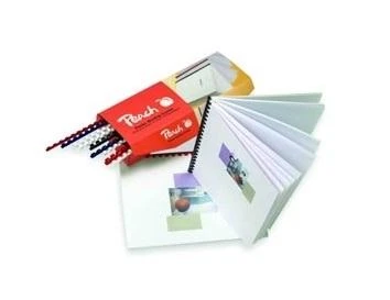 Peach Vazací hřbet Binding Combs 21 Rg A4 6mm, černý, plast, 100ks