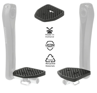 PEDAL PLATE 2.0 černý plastový adaptér pedálů Crankbrothers