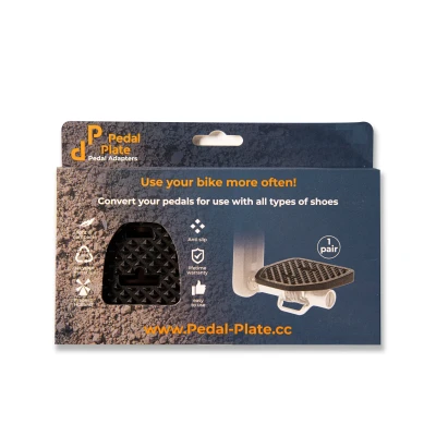 PEDAL PLATE 2.0 černý plastový adaptér pedálů Crankbrothers