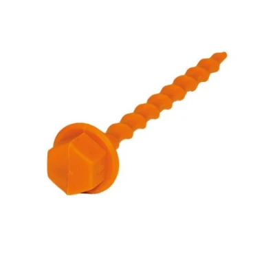 Peggy Peg oranžové šroubovací stanové kolíky 12 cm