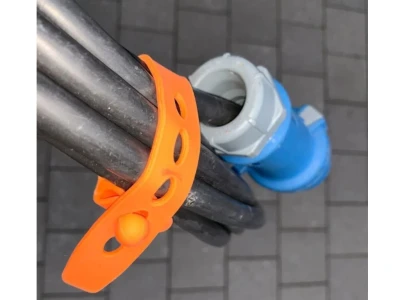 Peggy Peg oranžový silikonový pásek 13,5 cm, 4 ks