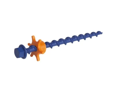 Peggy Peg PegStop 20 cm modro-oranžové šroubovací kolíky s kontramatkou